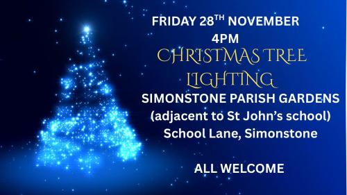 Simonstone Christmas Tree Light Up 2025